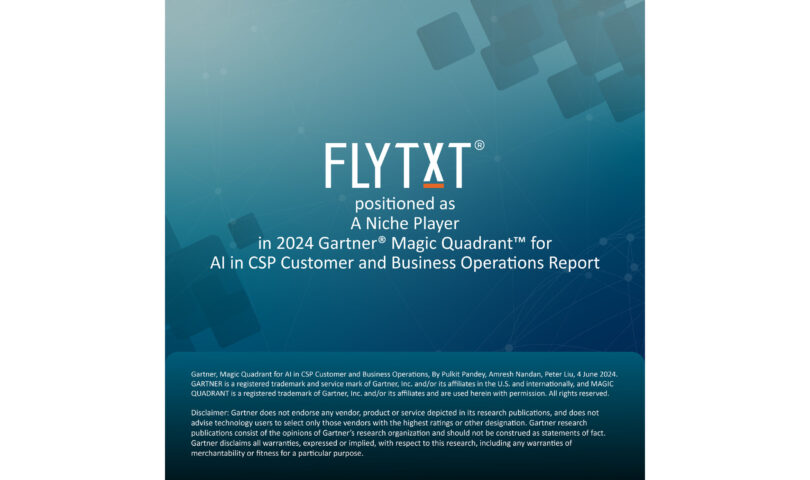 Flytxt wird in den Gartner® Magic Quadrant™ 2024 für KI in CSP Kundenmanagement and Business Operations aufgenommen