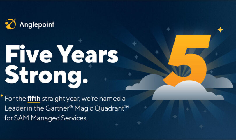 Anglepoint Named a Leader in 2024 Gartner® Magic Quadrant™ for Software Asset Management Managed Services