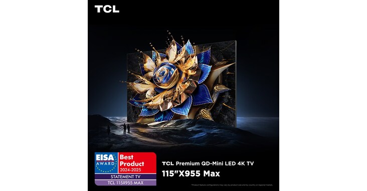 TCL Wins Three Prestigious 2024-2025 EISA Awards, Featuring the World’s Largest 115″ QD-Mini LED TV