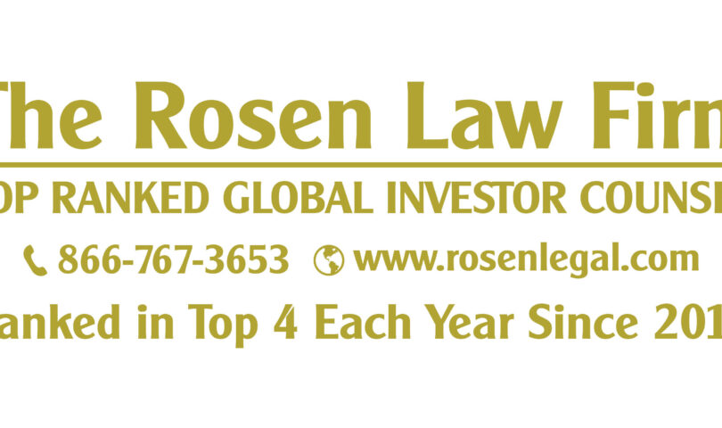 Rosen Law Firm Encourages CAE Inc. Investors to Inquire About Securities Class Action Investigation