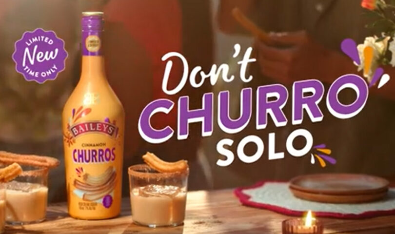 CHURROS, BUT SIPPABLE! INTRODUCING THE LIMITED-EDITION BAILEYS CINNAMON CHURROS IRISH CREAM LIQUEUR, A NEW WAY TO ENJOY CHURROS