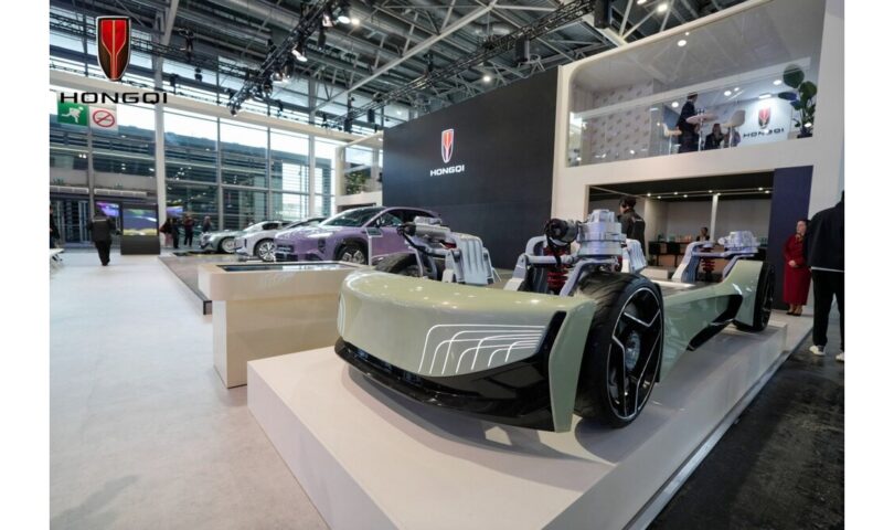 La plataforma eléctrica “TianGong” de HONGQI hizo su debut en el Salón del Automóvil de París 2024
