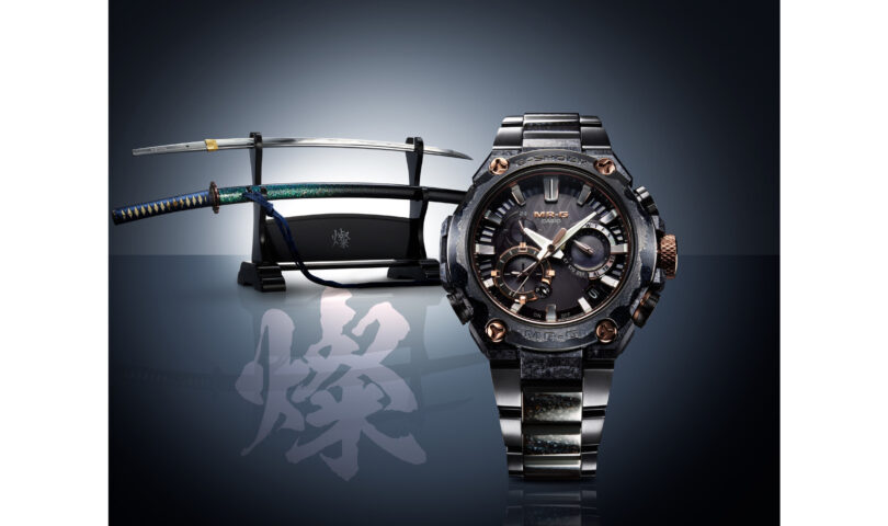 Casio présente la MR-G inspirée par l’éclat des sabres japonais Katana