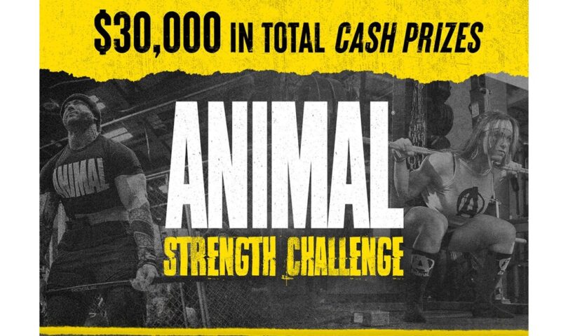 ANIMAL PAK LAUNCHES THE ANIMAL STRENGTH CHALLENGE WITH OVER ,000 IN CASH AND PRIZES UP FOR GRABS