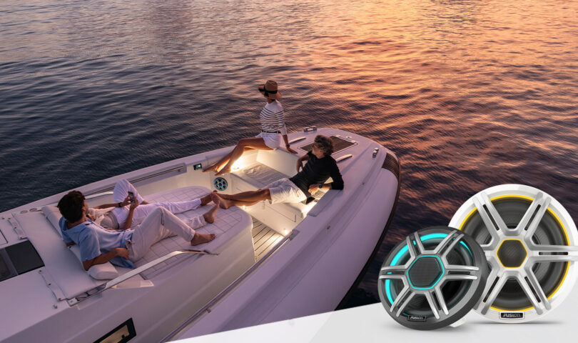 Garmin unveils new Fusion Apollo Marine Speakers and Subwoofers, the perfect combination of style and substance