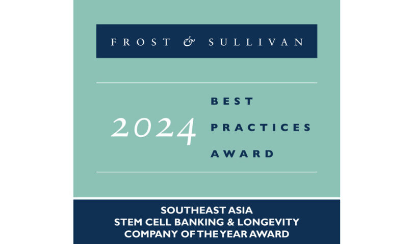 Medeze Group Awarded Frost & Sullivan’s 2024 Southeast Asia Company of the Year for Delivering Highly Innovative Stem Cell and Longevity Solutions