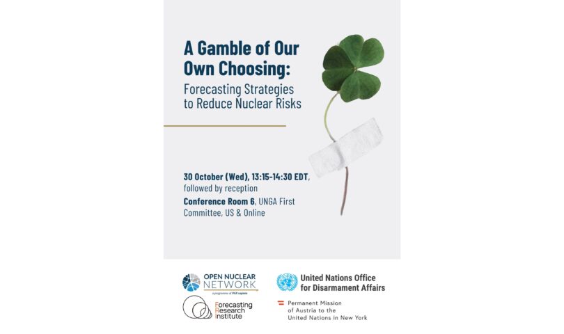 Will Humanity Achieve a Century of Nuclear Peace? New Study Forecasts Nuclear Risk