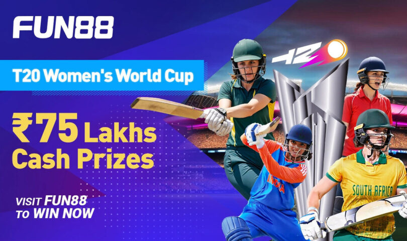 Célébrons le cricket féminin ! Pour la Coupe du monde T20, Fun88 offre pour 7 500 000 roupies de paris