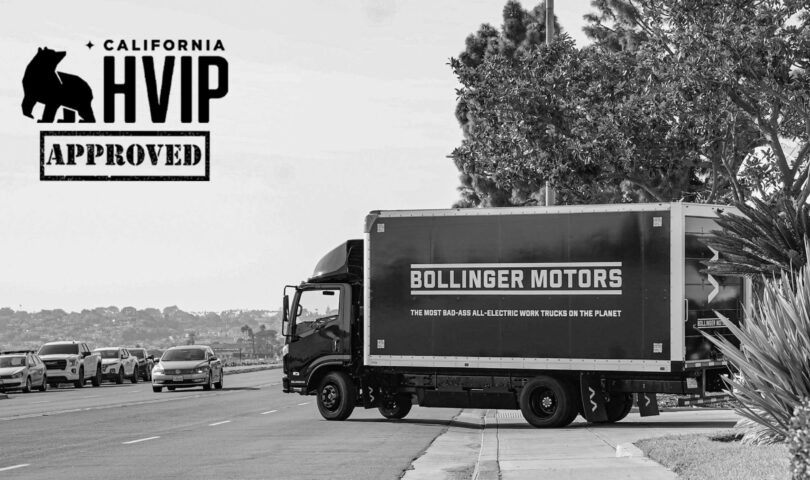 California Issues HVIP Approval, Granting Bollinger Motors, Class 4 EV Truck a ,000 Cash Voucher Per Vehicle Sold