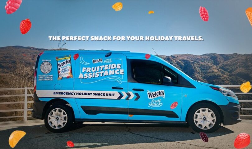 “FRUITSIDE ASSISTANCE™” LAUNCHED BY WELCH’S® FRUIT SNACKS WILL TAKE ON DREADED ‘ARE WE THERE YET?’ DURING HOLIDAY TRAVELS