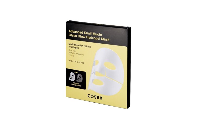 COSRX Unveils The New Advanced Snail Mucin Glass Glow Hydrogel Mask