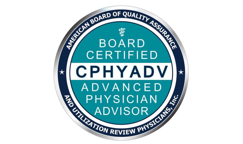 Now Accepting Applications for the 2025 Advanced Physician Advisor Certification (CPHYADV) Exam