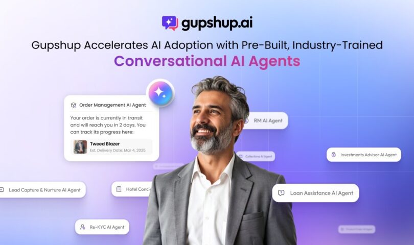 Gupshup Showcases Pre-Built, Industry-Trained, Multimodal AI Agents at LEAP 2025