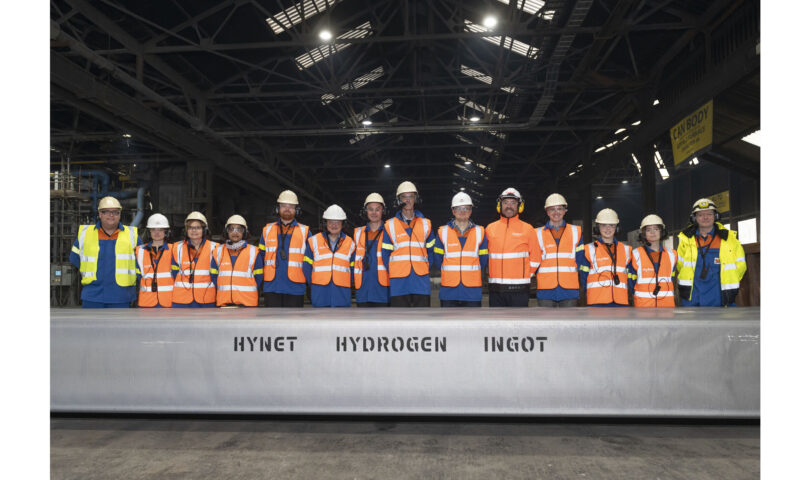 Novelis successfully tests industrial scale use of hydrogen in a recycling furnace