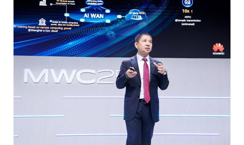 Huawei Unveils AI WAN Solution Speeding Up Transition to Net5.5G Smart Networks