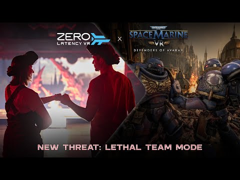 ÜBERLEBE GEMEINSAM IN EINER NEUEN TEAM-CHALLENGE VON ZERO LATENCY VR, IN WARHAMMER 40.000 SPACE MARINE VR