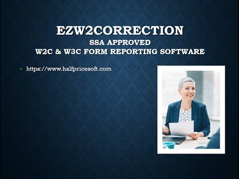 Get the Latest 2024 ezW2Correction Software On Amazon For Peace Of Mind