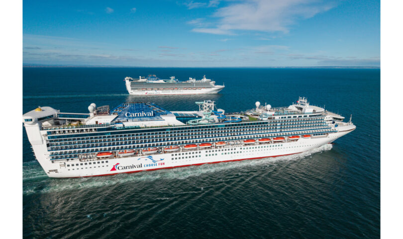 Carnival Adventure 與 Carnival Encounter 雙龍出海，一帆風順！兩艘郵輪正式加入澳洲 Carnival 船隊