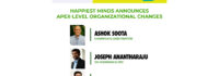 Happiest Minds announces apex-level organizational changes