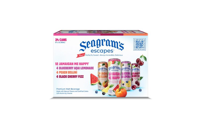 Seagram’s Escapes Unveils Modern Slim Cans & Refreshing New Flavor