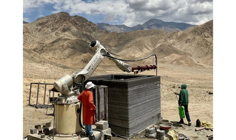 India’s Deeptech Company Simpliforge Sets Global Record with World’s Highest On-Site 3D Printed Structure in the Himalayas