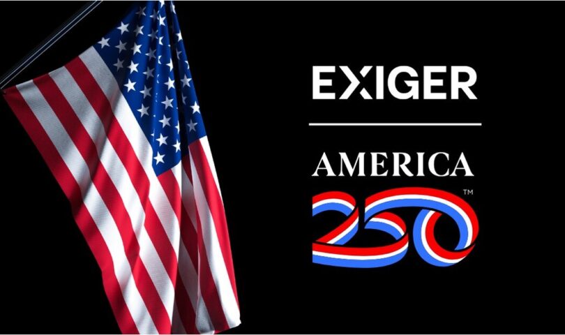 Exiger Announces Partnership with America250 Championing Historic Events Around the Country’s 250th Anniversary