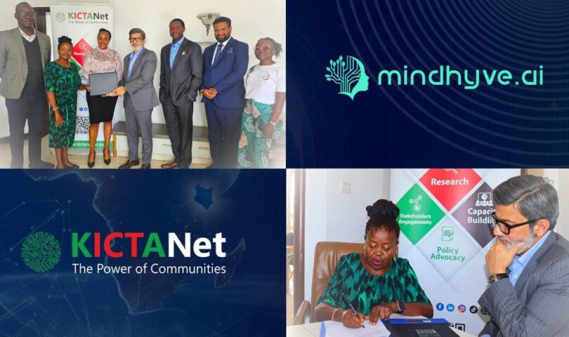 MindHYVE.ai ve DV8 Infosystems Kenya’nın Ulusal Yapay Zeka Politikasını Birlikte Geliştirmek için KICTANet ile Mutabakat Anlaşması İmzaladı