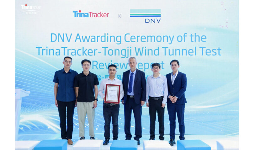 TrinaTracker recibe el primer informe de revisión técnica de pruebas de túnel de viento en China