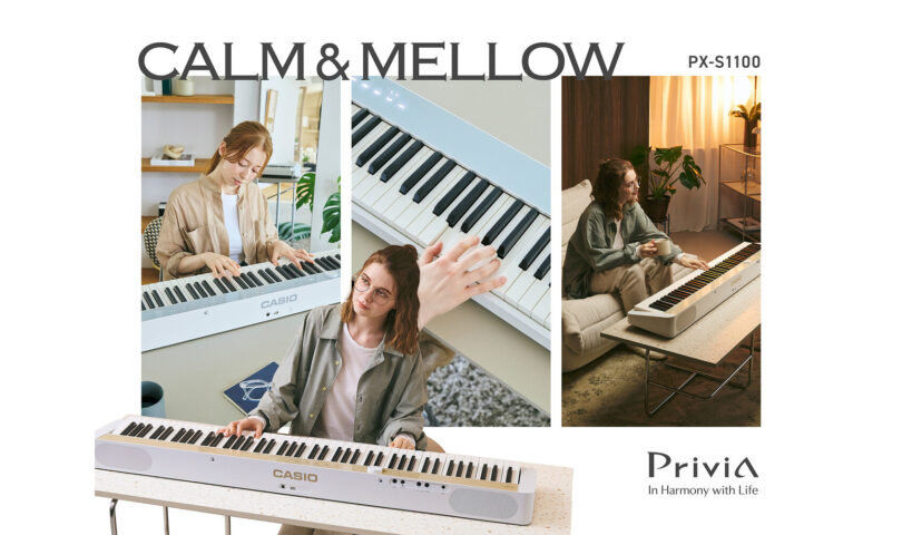 CASIO BRINGS TWO LIMITED EDITION LIFESTYLE COLORS TO ITS BEST-SELLING, AWARD-WINNING PRIVIA PX-S1100 DIGITAL PIANO