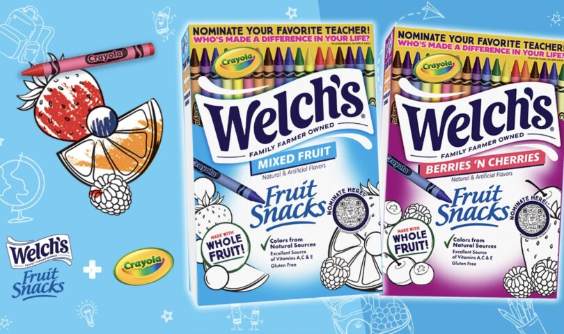 This Back-to-School Season, Welch’s® Fruit Snacks Teams Up with Crayola to Put Teachers First