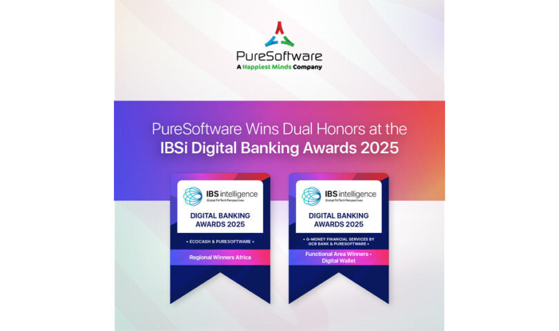 PureSoftware, a Happiest Minds Company, Secures Two Honors at IBSi Digital Banking Awards 2025 for Arttha’s Excellence in Digital Lending and Wallet Innovation