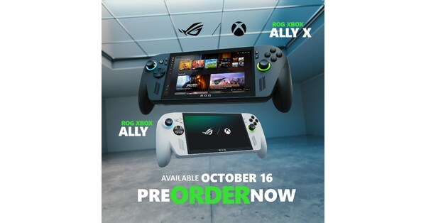 ROG Xbox Ally and ROG Xbox Ally X Now Available for Pre-Order