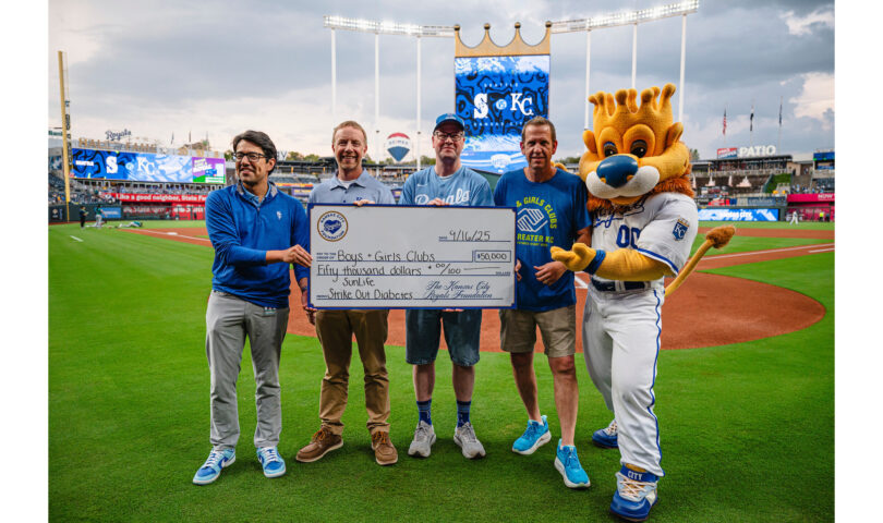 Kansas City Royals and Sun Life raise ,000 for Boys & Girls Clubs of Greater Kansas City through Strikeout Diabetes campaign