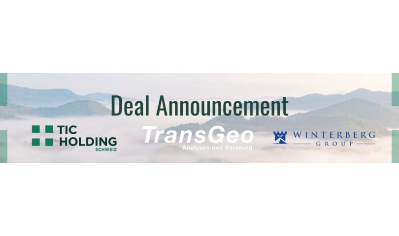 TIC Holding Suisse / Winterberg acquiert TransGeo SA