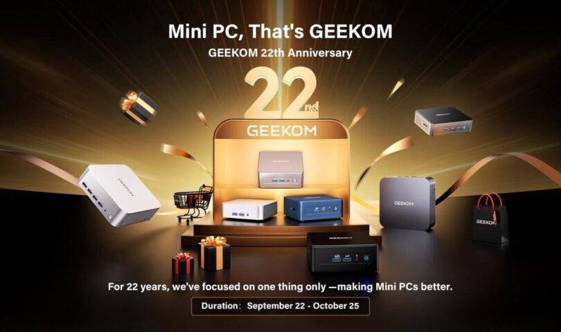 GEEKOM Celebrates 22 Years of Excellence: “Mini PC, That’s GEEKOM”