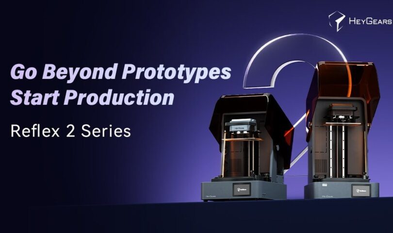 HeyGears Launches Reflex 2 Series 3D Printers