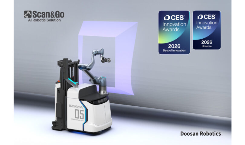 Doosan Robotics Wins Two CES Innovation Awards® 2026 Including “Best of Innovation” in AI Category