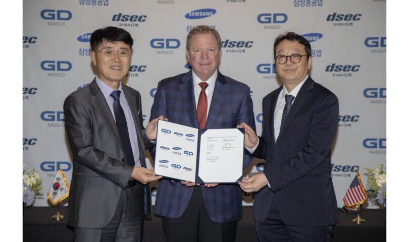 General Dynamics NASSCO and South Korean Shipbuilding Leaders DSEC Co. and Samsung Heavy Industries Co. Sign Tri-Party Memorandum of Agreement