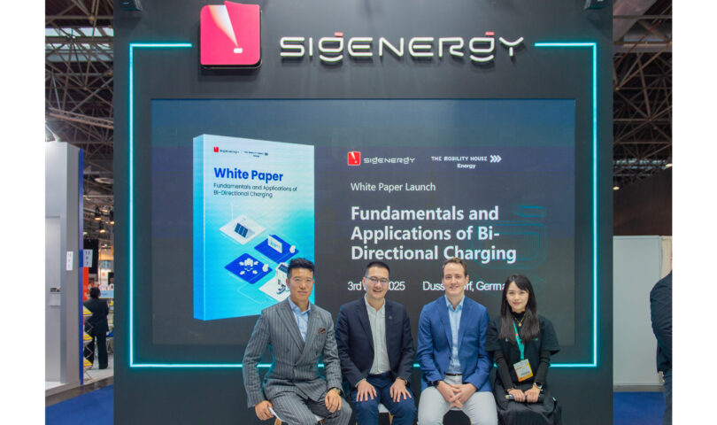 Sigenergy y The Mobility House Energy publican un informe técnico