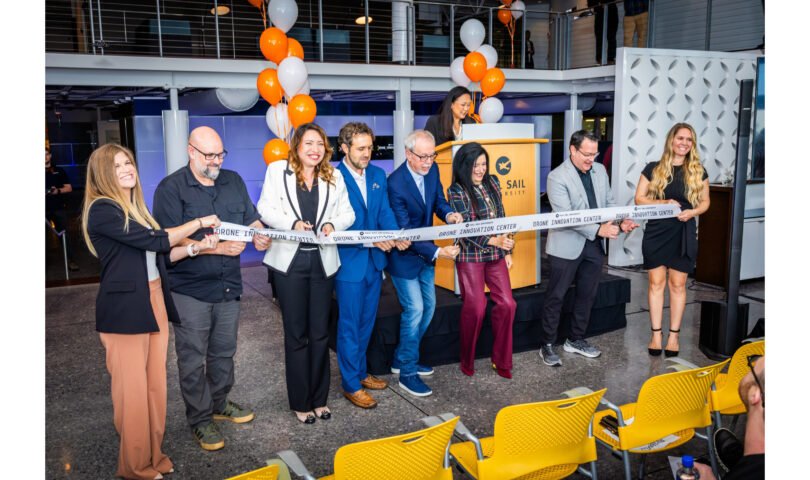 Complete Sail College Drone Innovation Heart Formally Opens on Campus