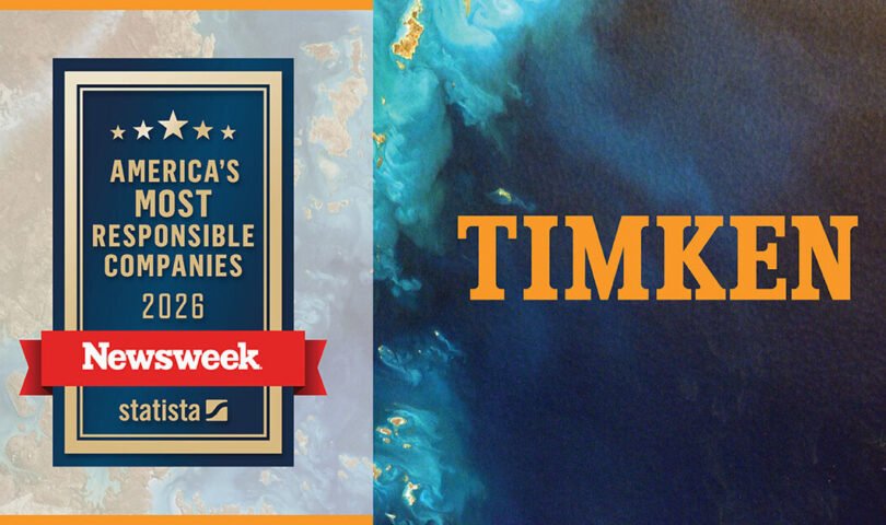 Timken Earns 6th Instantly The us’s Maximum Accountable Corporations Popularity