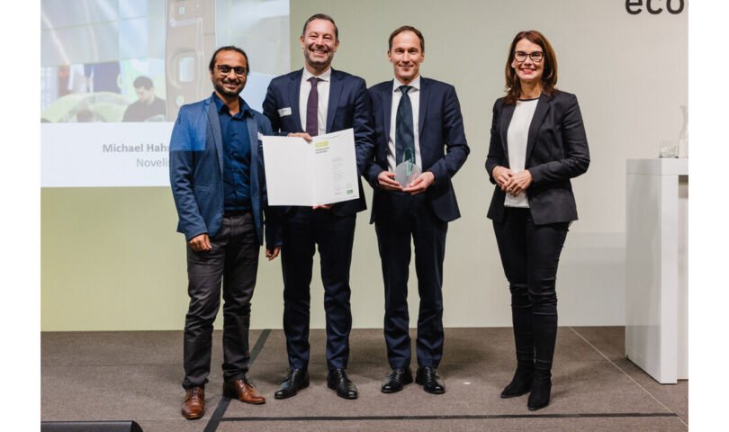 Novelis Wins German Ecodesign Award for Recycled Aluminium Car Sheet