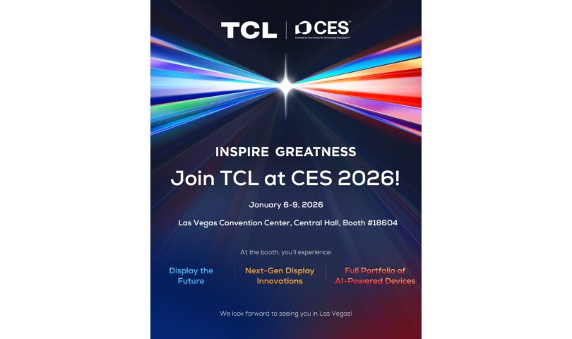 TCL prépare l’avenir en présentant ses inventions visuelles avancées et une gamme de produits fondés sur l’IA au Shopper Electronics Display (CES) 2026 USA – Français USA – English USA – English