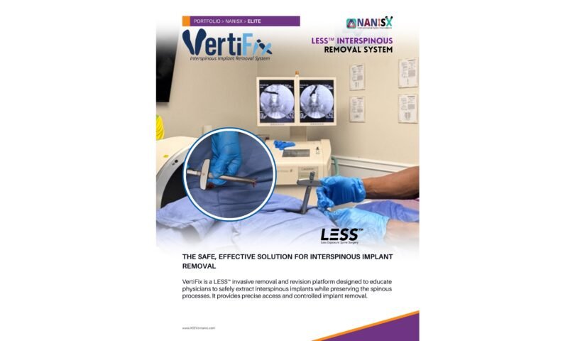 New System to Safely Remove Vertiflex Implants and Preserve the Spinous Processes — Launched by KIC Ventures